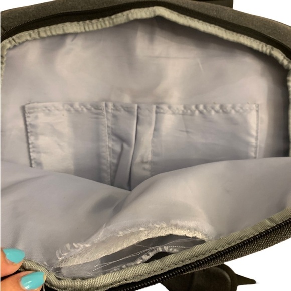 Eve case | Gray Black Denim Computer Bag Padded Some Tear Compact Unisex - Picture 6 of 9